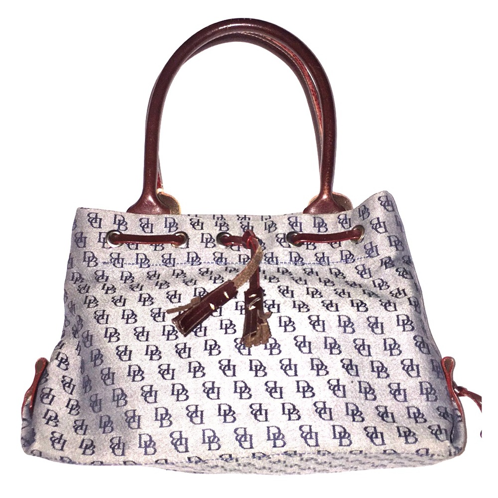 DOONEY & BOURKE VTG blue monogram handbag
